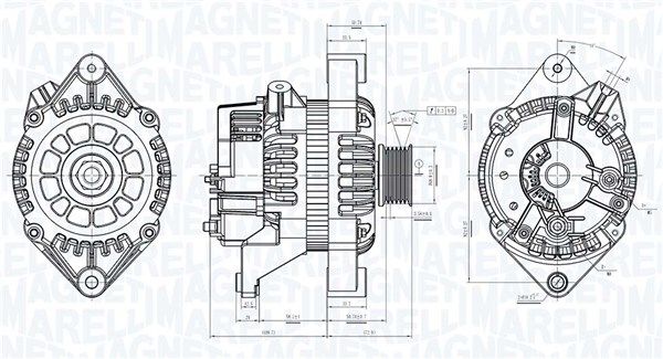 MAGNETI MARELLI Генератор 063730861010